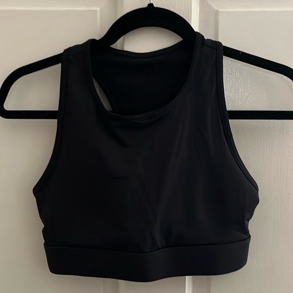 Fabletics Sports Bra Trinity High Impact Sports Bra Black Leopard - Picture 4 of 5